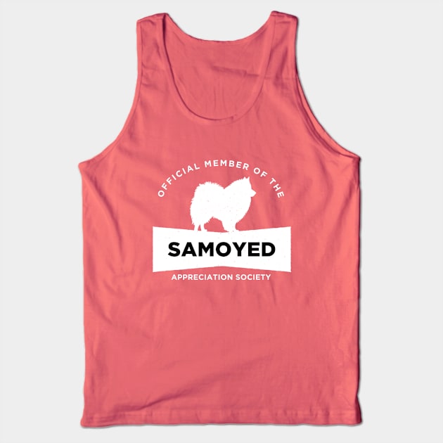 Samoyed Appreciation Society Tank Top by Rumble Dog Tees